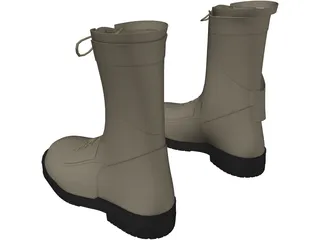 Boots 3D Model preview