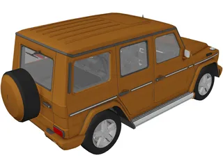 Mercedes-Benz G500 W463 (2008) 3D Model preview