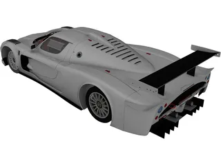 Maserati MC12 (2009) 3D Model preview