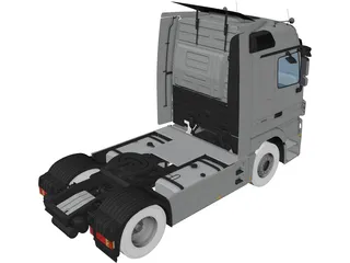 Mercedes-Benz Actros 8144 3D Model preview