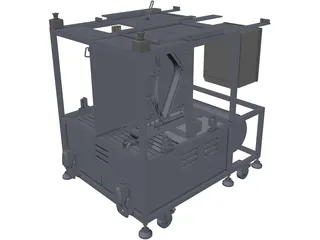 Air Blower 3D Model preview