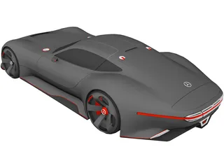 Mercedes-Benz AMG Vision GT Concept 3D Model preview
