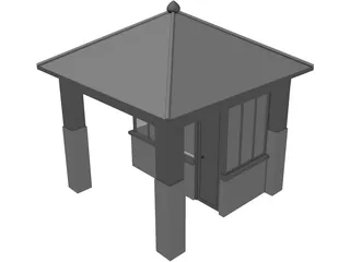 Guard House 3D Model preview
