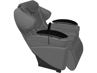 Massage Chair 3D Model preview