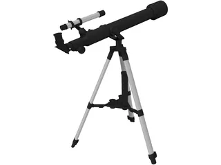 Telescope 3D Model preview