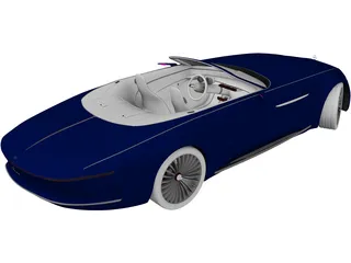 Mercedes-Maybach Vision 6 Cabriolet (2018) 3D Model preview