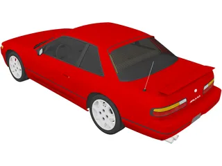 Nissan 180SX (1989) 3D Model preview