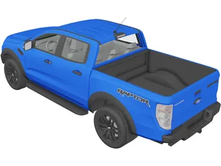 Ford Ranger Raptor (2018) 3D Model preview