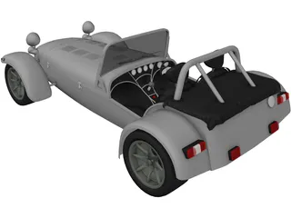 Caterham Super Seven (1982) 3D Model preview