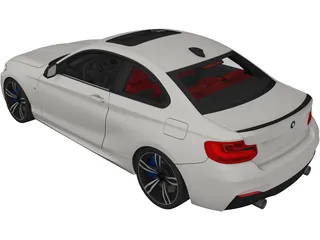 BMW 235M 3D Model preview