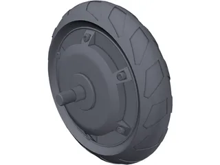 Wheel Motor 3D Model preview