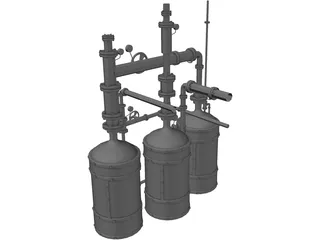 Brewery 3D Model preview