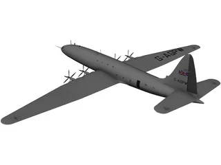Bristol Brabazon 3D Model preview