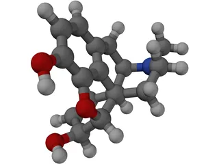Morphine 3D Model preview