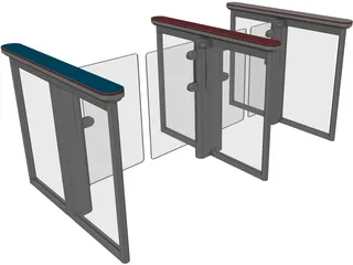 Turnstile 3D Model preview