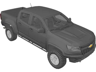 Chevrolet Colorado ZR2 (2017) 3D Model preview