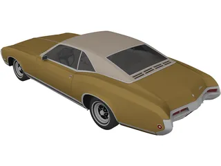Buick Riviera (1969) 3D Model preview