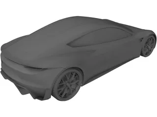 Tesla Roadster (2020) 3D Model preview
