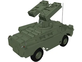 SA-9 Gaskin 3D Model preview
