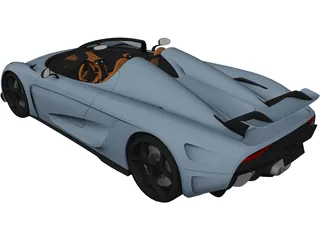 Koenigsegg Regera 3D Model preview