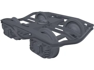 Y-25 Bogie 3D Model preview