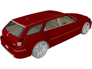 Dodge Magnum SRT8 (2008) 3D Model preview