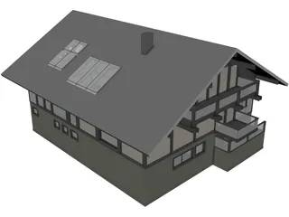 Vacation Home 3D Model preview