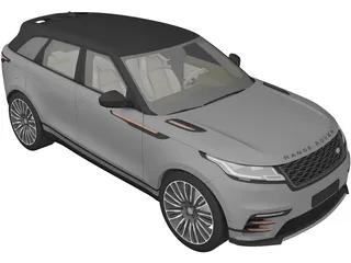 Range Rover Velar (2018) 3D Model preview