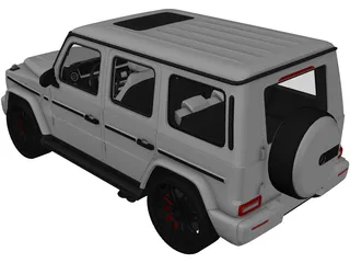 Mercedes-Benz G500 (2019) 3D Model preview