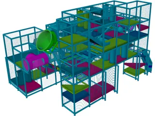 Children Playscape 3D Model preview