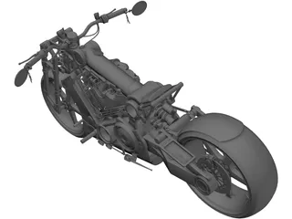 Custom Bike 3D Model preview
