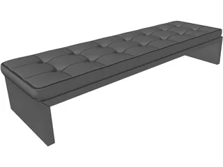 Bench 3D Model preview