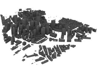 Boston City Hall 3D Model preview