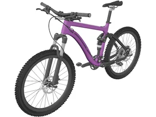 Bicycle Enduro 3D Model preview