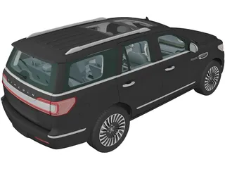 Lincoln Navigator (2017) 3D Model preview