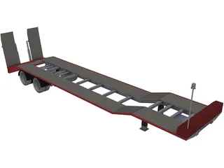 Low Loader 3D Model preview