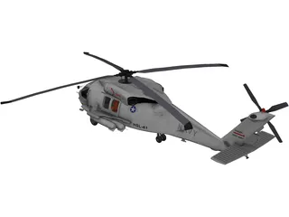 Sikorsky SH-60 Seahawk 3D Model preview