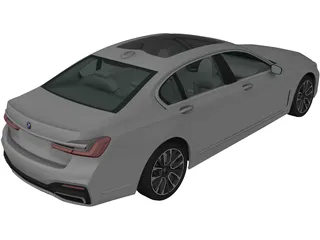 BMW 7-Series (2020) 3D Model preview