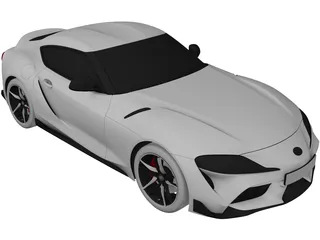 Toyota Supra [A90] (2019) 3D Model preview