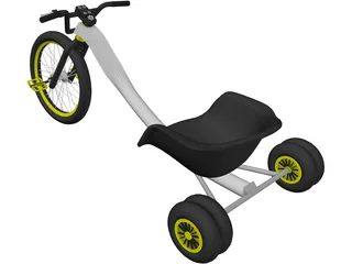 Drift Trike 3D Model preview