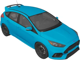 Ford Focus RS 3D Model preview
