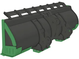 Bucket C260 3D Model preview