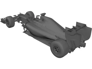 Mercedes-Benz F1 W06 Hybrid (2015) 3D Model preview