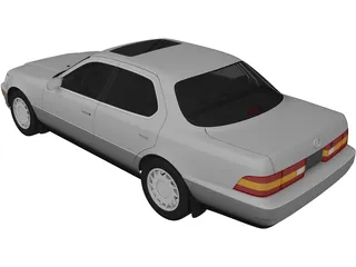 Lexus LS 400 (1989) 3D Model preview