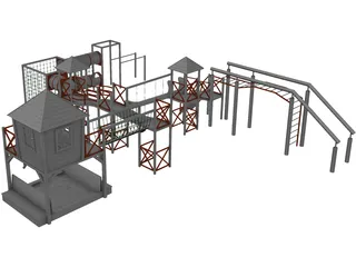 Kids Area 3D Model preview