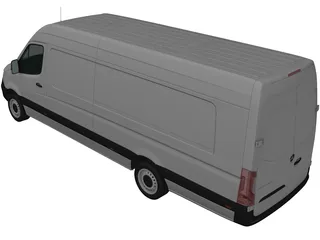 Mercedes-Benz Sprinter (2019) 3D Model preview