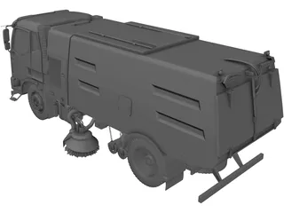 JieFang Road Sweeper 3D Model preview