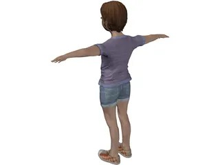 Child 3D Model preview