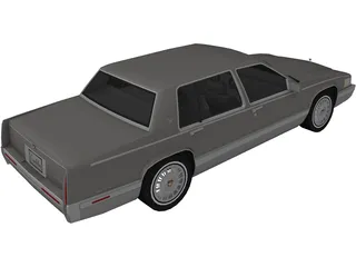Cadillac Deville (1992) 3D Model preview