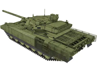 T-14 Armata 3D Model preview